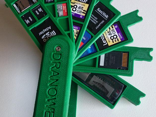 robotsthatkill's tweet photo. 3D Printed Expandable Swiss Army Style SD Holder #3dprinting #rasberrypi2 http://t.co/p0rE5sypQZ http://t.co/0AzQm1V9q9