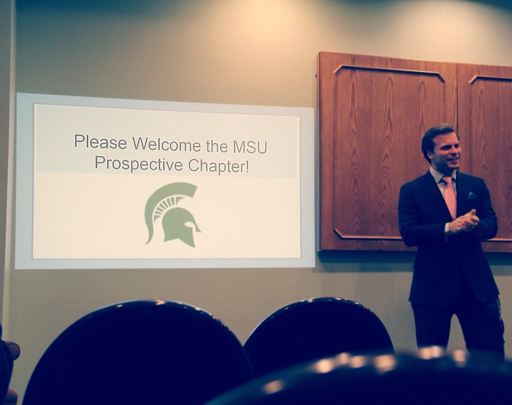 We had a blast at chapter with some of our friends from #MSU! Can't wait to see what's next! #BYX #UMich