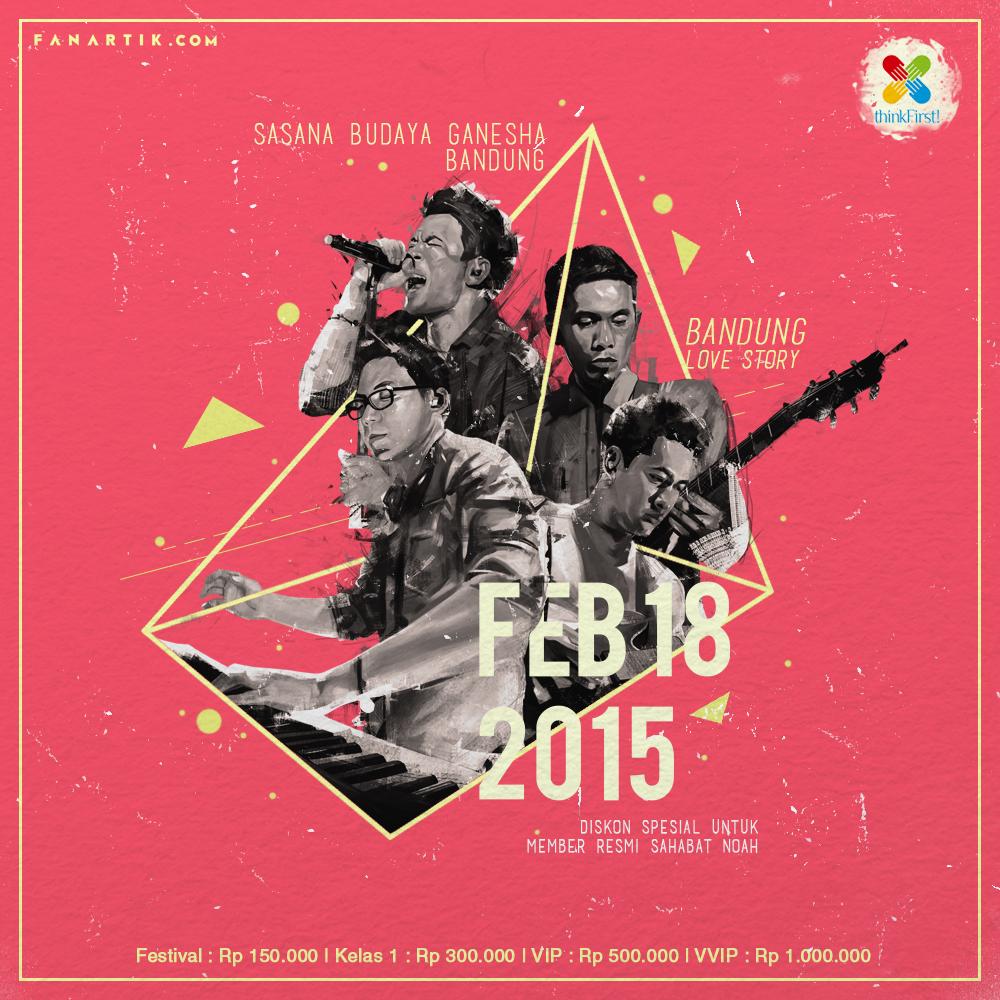 Today <a href="/NOAH_ID/">NOAH</a> "BANDUNG LOVE STORY" powered by <a href="/ThinkFirstBdg/">Think First</a> - SABUGA - 18 Feb 2015.