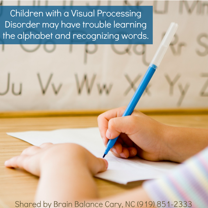 brainbalancenc's tweet image. Children with a #VisualProcessingDisorder may have trouble learning the alphabet and recognizing words.