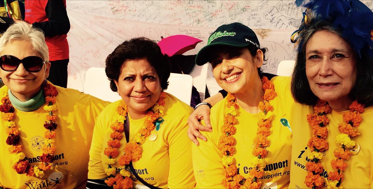 #teal warriors n Dr Hermala Gupta <a href="/cansupport/">Cancer Supprt Comnty</a> #WalkForLife
