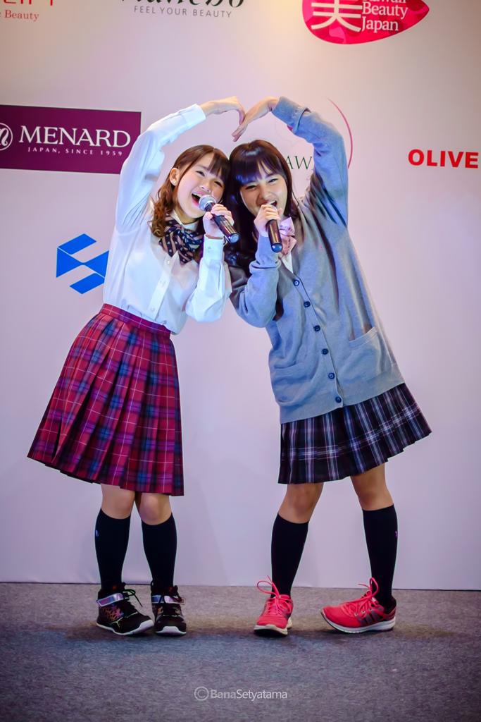 Bana_Otoko's tweet photo. @Heartribbon_INA performance in #Japanbeautyweek at FX Sudirman. http://t.co/8cdofiWVuH