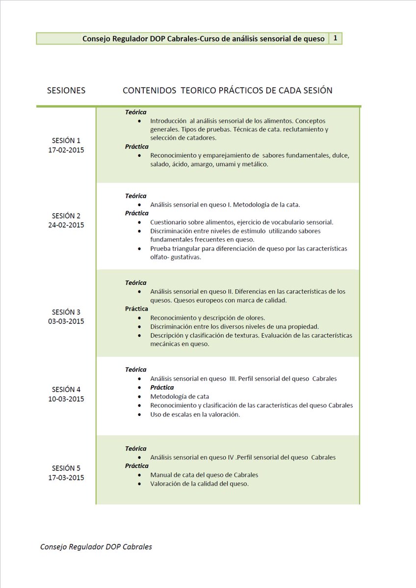 El dia 17 de febrero comienza un curso de cata en las instalaciones de la D.O.P. #CABRALES, información 985845335