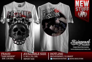 Ready Stock Ts @fraudbeatdown - Fake Mission | Size: M L XL XXL | IDR: 130K | Info: Cek Bio | Welcome Reseller
