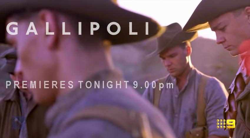 _Lincked's tweet photo. .@Gallipoli9 PREMIERES TONIGHT 9.00pm on @Channel9! @linc_lewis http://t.co/4d169omvnY