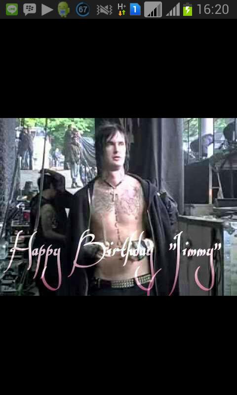 Happy birthday RIP \"Jimmy The Rev Sullivan\" 34rd \\m/ 