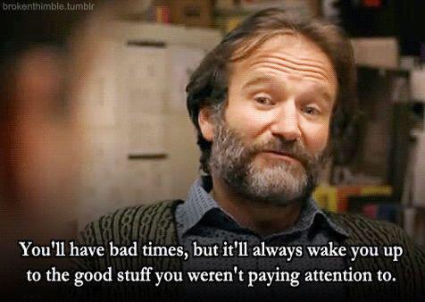 Strong words from Robin Williams: