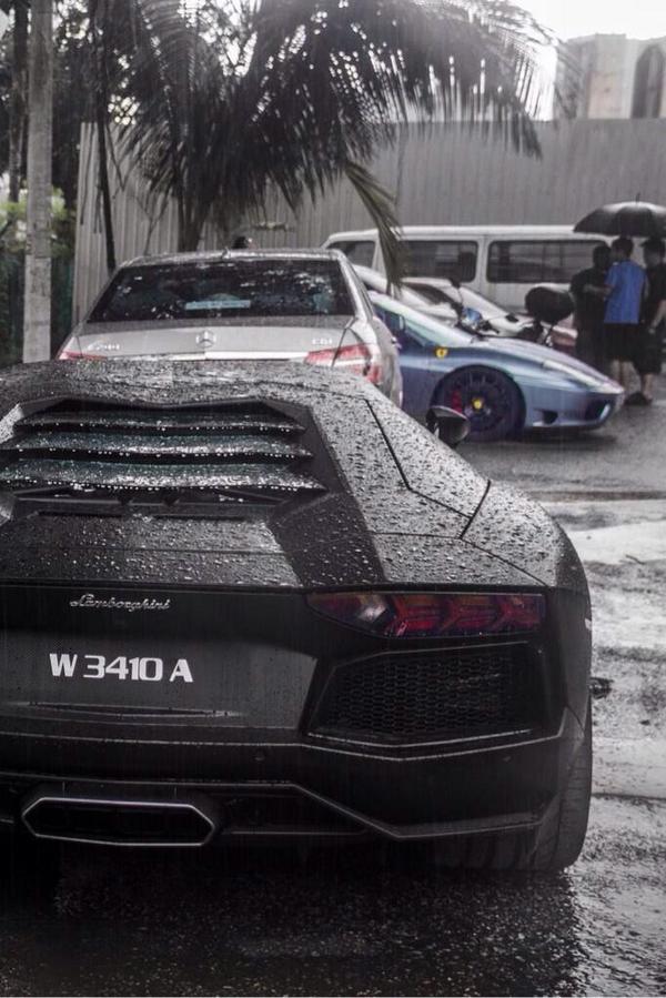 Wet Lamborghini