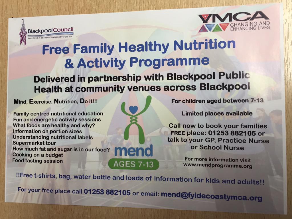 Do you and your family want to get fitter, healthier and happier in 2015. Sign up for our FREE MEND Programme 👍🍏🍌