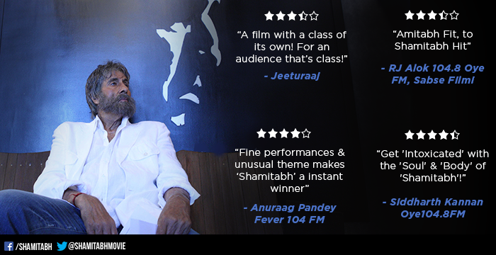 ShamitabhMovie's tweet photo. This is what the world of radio thinks about Shamitabh. http://t.co/CbD5XpvBzD
