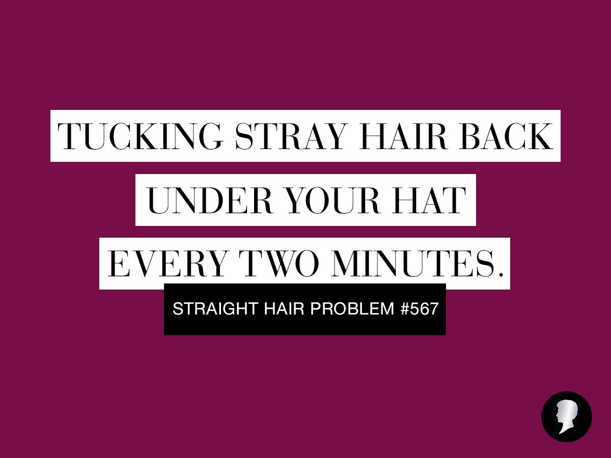SchwarzkopfUK's tweet image. Thanks winter headwear… #straighthairproblems