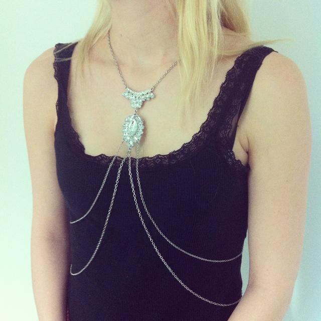Primark on X: Our body chain will pair perfectly with your fave #LBD!  £4/€5  #Primark #jewellery  / X
