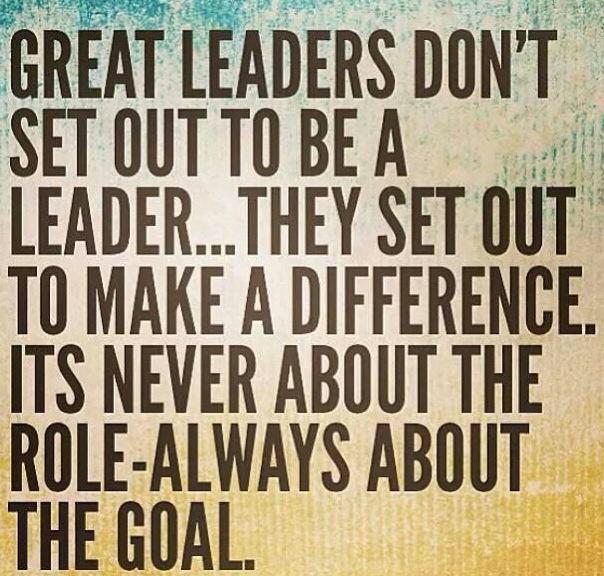 You can make a difference! #leadership