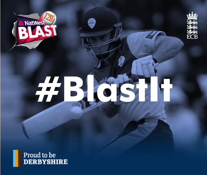 DerbyshireCCC's tweet image. Watch Derbyshire #BlastIt this summer in @NatWestT20Blast action! #P2bD derbyshireccc.com/dccc/news-and-…