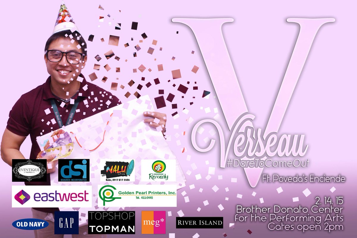 Verseau2015's tweet photo. "Ang Math ay parang crush. Pag di mo gets, titigan mo na lang."Catch Sir Paul Vitus at Verseau 2015! Tickets are P150 http://t.co/LZxUJdMrG0