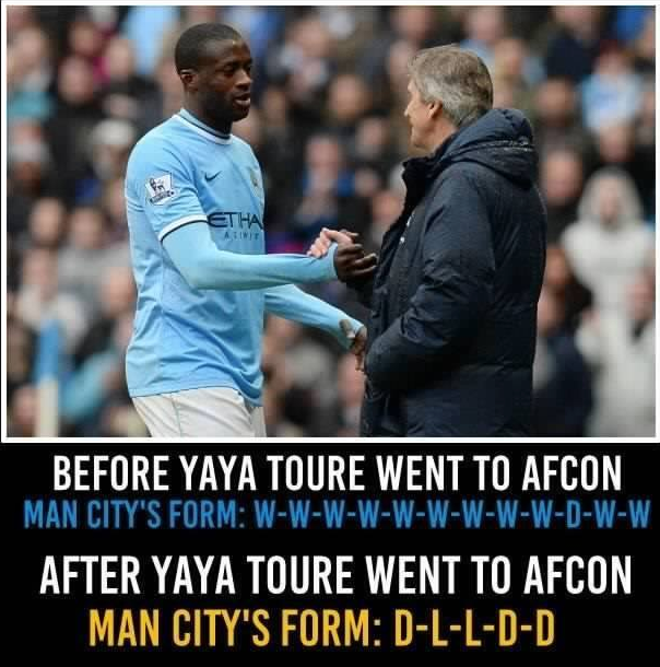 JensBeekmans's tweet photo. "@GeniusFootball: Yaya Toure http://t.co/BnXsLCbryH" @Dirkbiemans
