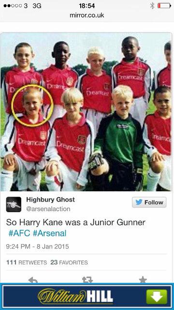 Trigger158's tweet image. @naomheoindee he played in the arsenal youth team the wee dirt!!