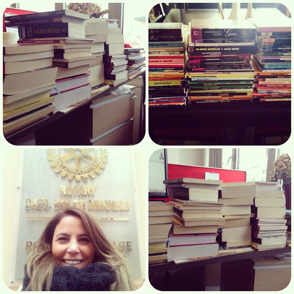 BeyogluRotaract's tweet photo. Bugün Rotary'nin 100.000 kitap toplama projesi için kitap bağışımızın ilk kısmını gerçekleştirdik. http://t.co/vdHtr9hQkd