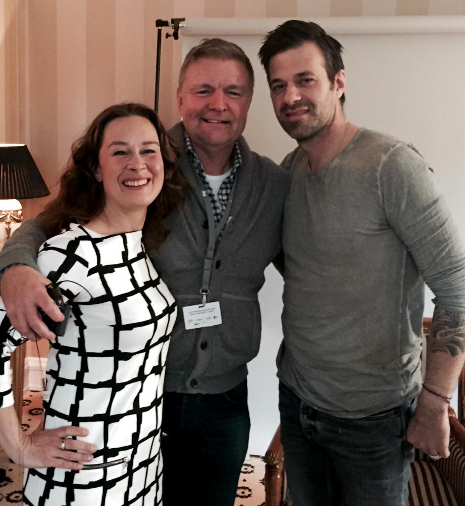 Leuke gesprek met chef Sergio Herman en filmmaakster Willemiek Kluyfhout hier #Berlinale2015 met docu Fucking Perfect