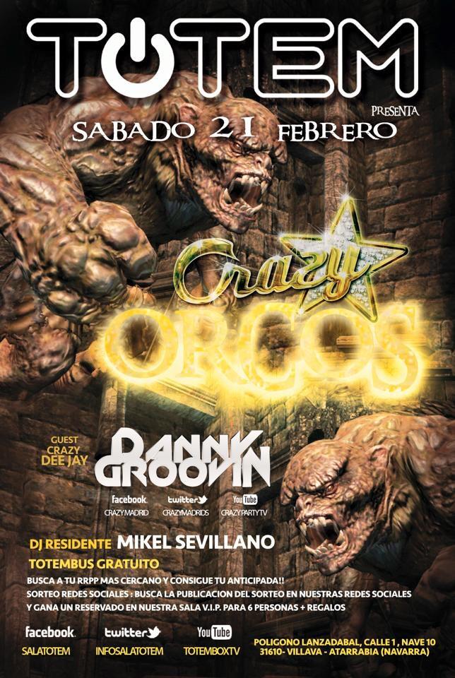 @InfoSalaTotem Este próximo sábado Crazy se desplaza a NAVARRA ...... 
#crazyontour