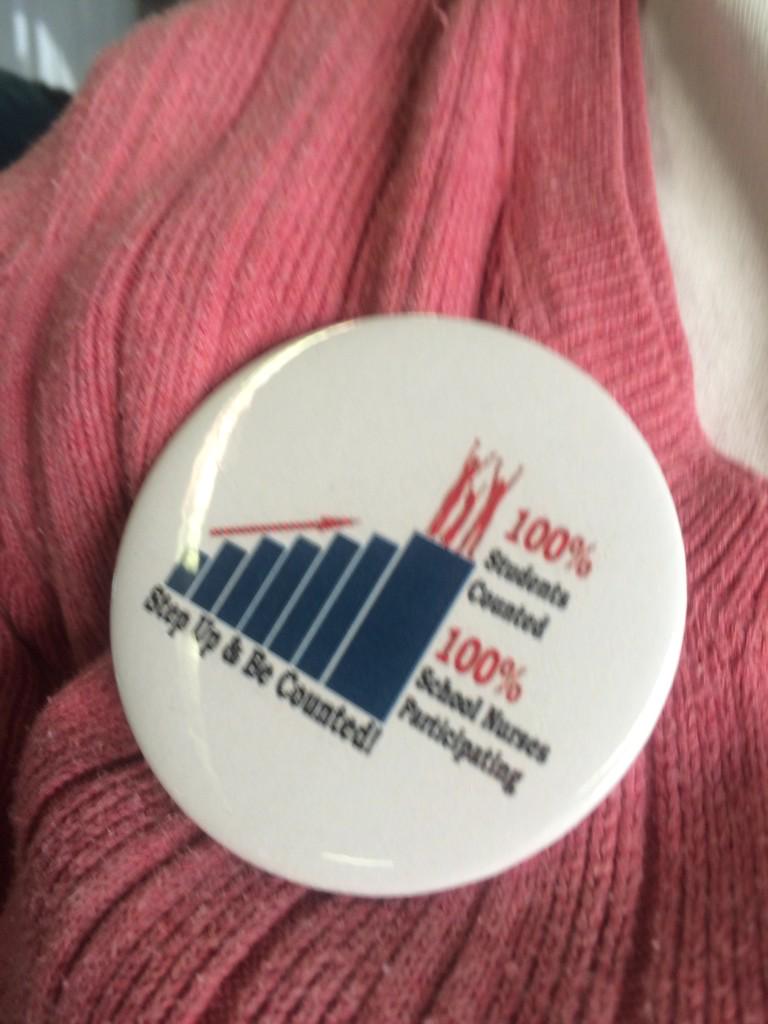 estelle_watts's tweet photo. Forgot to remove &amp; airport security wanted to know about button. Informing others #StepUpBeCounted #comegrowwithus http://t.co/t8TGc82OJV