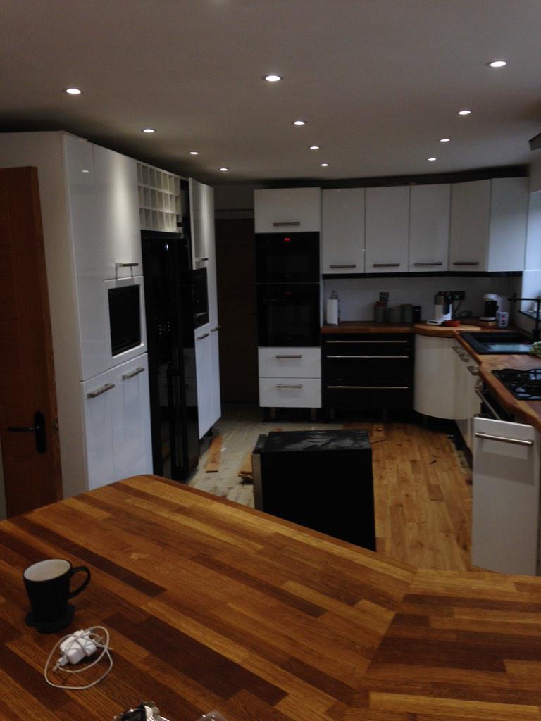 A lot of solid wood flooring to put down