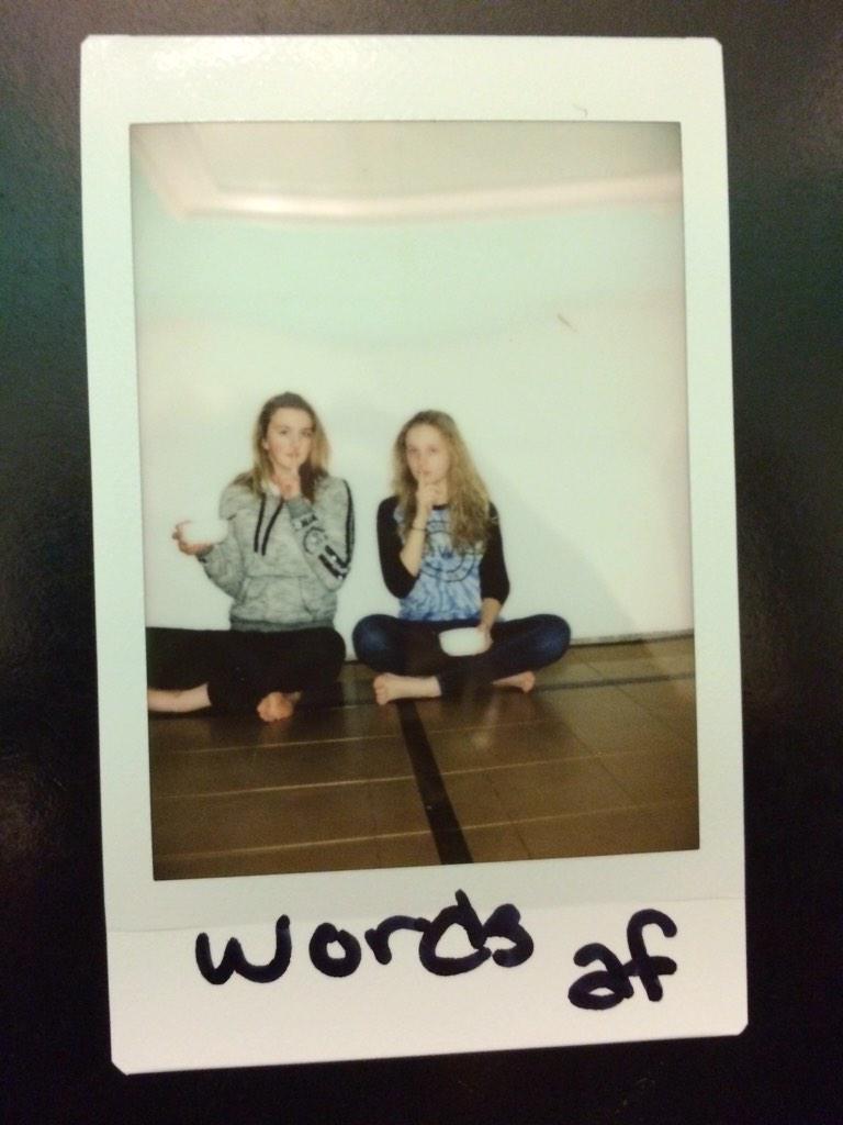 holdingonhoney's tweet photo. @JacobWhitesides we took polaroids for a piece of me! Aren't we the best or what!?☺️ #APIECEOFME #APIECECOFMEONITUNES http://t.co/MQ1dt4xMrN