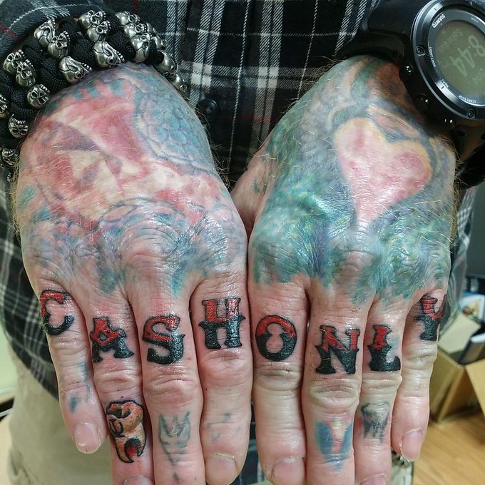 Got my fingers touched up and added a tooth to my collection. #tattoo #tattoos #inked #ink #cashonly<a href="/tag/tattoo"class="tags"><span>#tattoo</span></a><a href="/tag/inked"class="tags"><span>#inked</span></a><a href="/tag/ink"class="tags"><span>#ink</span></a><a href="/tag/tattoos"class="tags"><span>#tattoos</span></a><a href="/tag/cashonly"class="tags"><span>#cashonly</span></a>