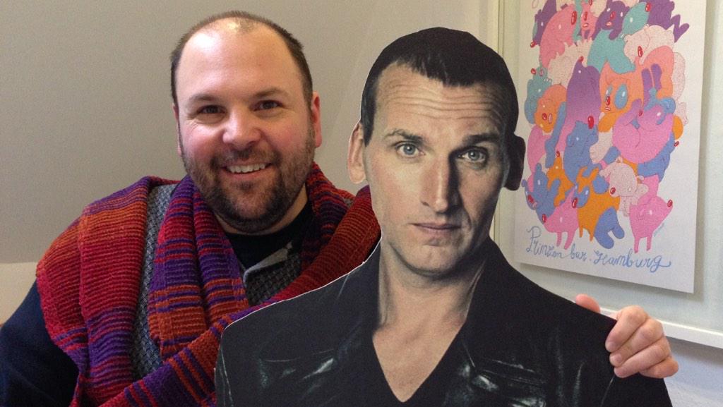 Happy Birthday Christopher Eccleston!
I\ve never met Chris, but I\ve got a life-size cut out of him! 