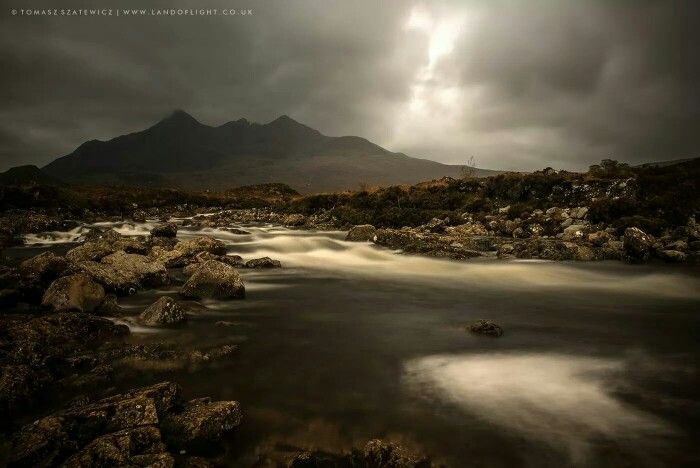 River Sligachan &amp; The Cuilin , Isle of Skye, Scotland  bit.ly/1CyJKsk
#Scotland #photography #landscape