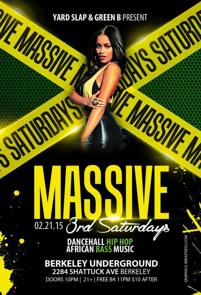 DeeJaySeanG's tweet photo. TONIGHT 2/21 MASSIVE at Berkeley Underground with @jahyzer x @djbeset x @DjGreenB x @DJSMOKE_ONE + Me! http://t.co/KAdESglVjY