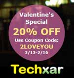 Techxar's tweet image. Today 2/16 is last day for Valentine's 20% Off Special on all Selfie Light. Use 2LOVEYOU on techxar.com
