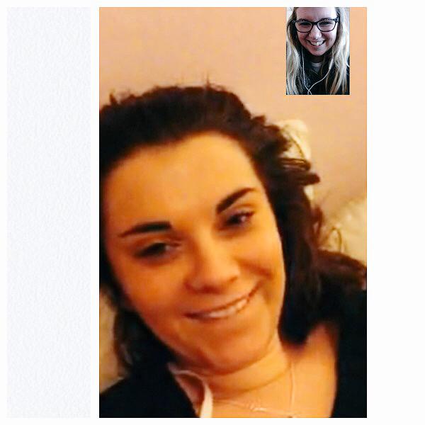 Sarahh_J's tweet photo. Last FaceTime with my girl @Jeadiee before she jets off to travel Asia and "discover herself" tomorrow!!💖🙊✈️ xoxox http://t.co/oESyO7kyOn