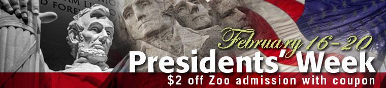 Receive $2 off all full-priced admissions this week with a coupon found on the Zoo's website: detroitzoo.org.