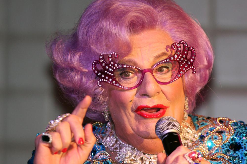 Happy birthday Possum! Barry Humphries celebrates his birthday today, what a good innings 
