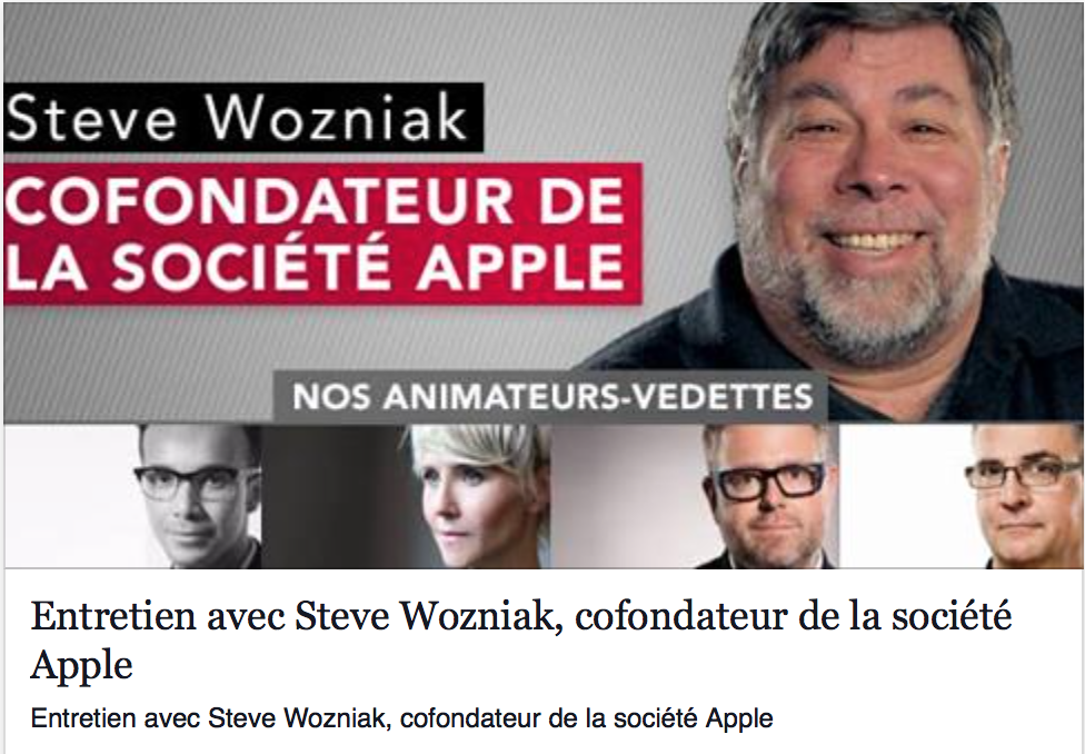 GBranLopez's tweet image. Ce soir: entrevue avec SWozniak @chambremontreal Bien hâte! @Penelopemcquade @ataillefer @DenisTalbot @DenisCoderre