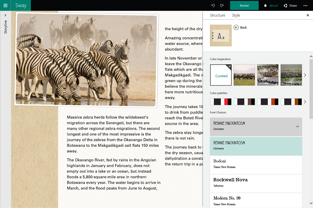 Sway, una nueva herramienta de Microsoft Office - Olga Martí