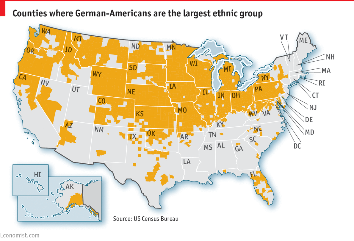 BenjaminBathke's tweet photo. America’s largest single ethnic group? Hint: it's not Hispanics http://t.co/kUK4oVgaJE via @TheEconomist #GerMerican http://t.co/vweN4fCE9O