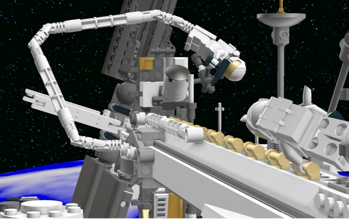 NASA's tweet photo. Build your own International @Space_Station... with LEGO! To vote on @LEGOIdeas: https://t.co/EhTStYzjk9 @LEGO_Group http://t.co/QXLOtMkPq0