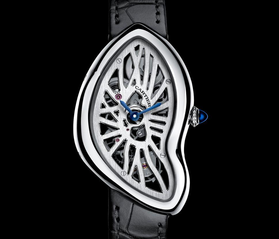 Found a very strange watch today: Cartier's Crash Skeleton Wristwatch #watch #design