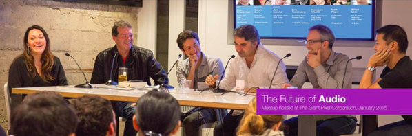 SoboSoundBoard's tweet photo. Go to #futureofaudio to hear the panel discussion held on January 15, 2015. Powered by @AntennaRadio. http://t.co/pzFKaIoXNJ