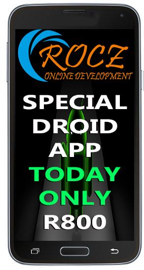 RoczWebDev's tweet image. Special today only !!! R800 for #androidapp we publish to google play. few hours left