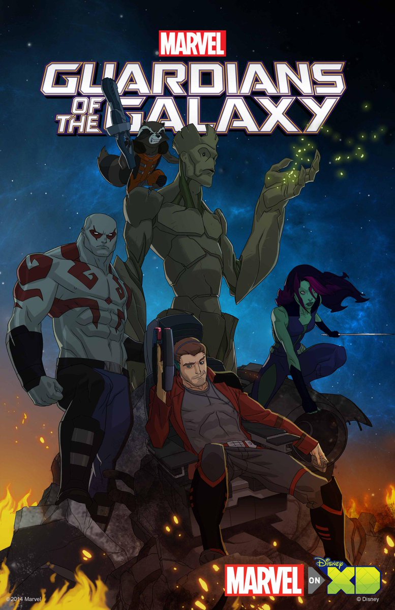 Marvel's tweet photo. #GuardiansoftheGalaxy animated series announcements coming this week on @Marvel and @DisneyChannelPR! Stay tuned! http://t.co/34XaQRndAh