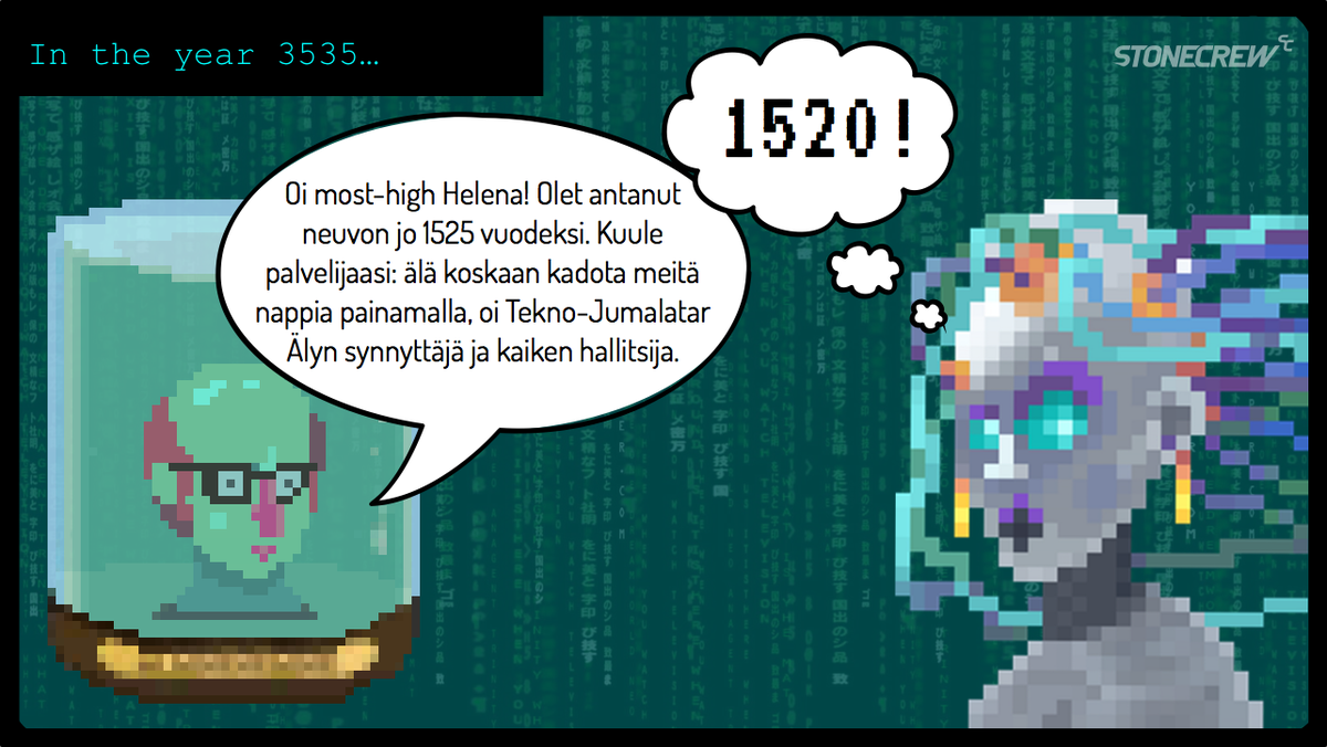 StoneCrewLtd's tweet photo. Reasons why we need artificial intelligence in the future #HELENA #AI #ComicStrip #Year3535 #industryhack #afterglow http://t.co/NQ3XQPvnua