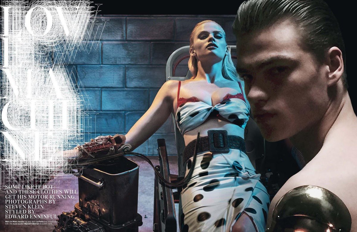 fashioncowmag's tweet photo. #PartManPartMachine @Brycethompson8 #FilipHrivnak forges fusion of future fashion @wmag http://t.co/ep0nJJqAUR http://t.co/UI8KU3Ra4m