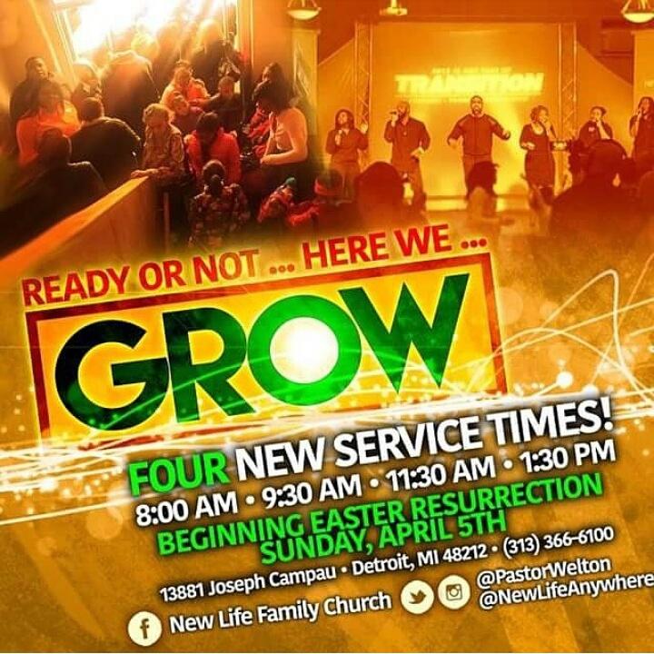 NewLifeAnywhere's tweet image. Ready or not... Here we GROW! NEW SERVICE TIMES starting Easter Weekend! #webuildingsomething