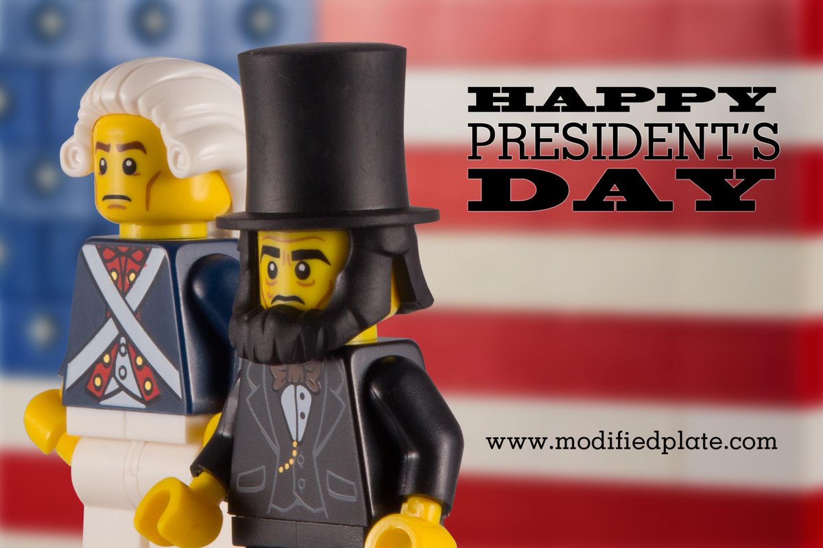 Happy President's Day from modifiedplate.com #LEGO #PresidentsDay