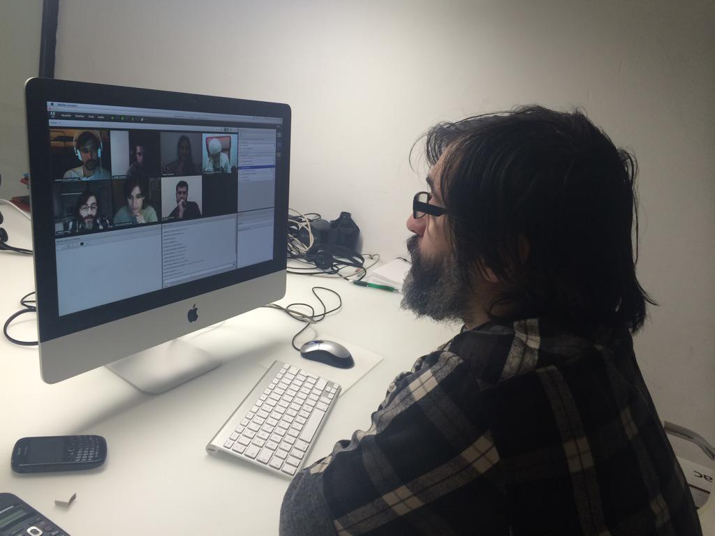 MyriamCarrel's tweet photo. Hoy en el ring representando #Web @antonio_elias! y #Photoshop @Pablo_Malatesta! en #MasterMPD #videoconfer Round1 )( http://t.co/lbkSRrpDq1