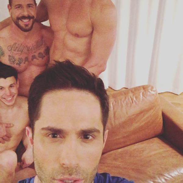 SammmyButler's tweet photo. Rocco @RoccoSteeleXXX @TomasBrandxxx @DmitryOsten and @KorsoRaul on the set @LucasEnt @MichaelLucasNYC http://t.co/mx4SnLvpUv