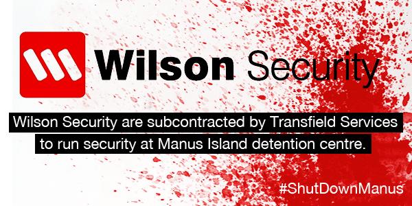 end_md's tweet image. #ShutdownManus #Transfield #WilsonSecurity